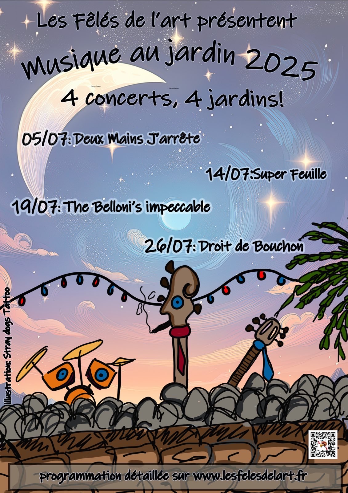 Musique au jardin 2025