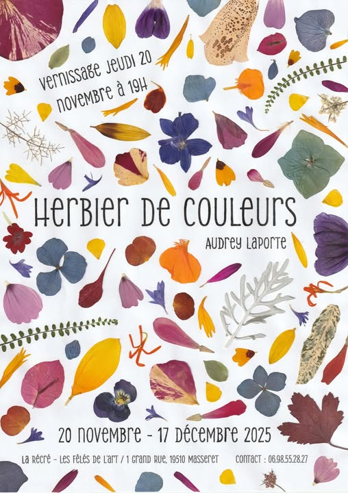 Herbier de couleurs – Expo Novembre/Décembre 2025